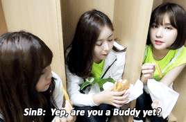 kpoptrollogy:  gfriend bribing you with free food to join their fandom