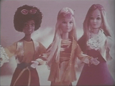 thegroovyarchives:  1971 Commercial for Mattel’s “Rock Flowers” Dolls 