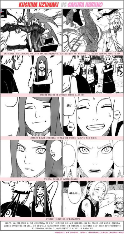 Naruto has met his Mom and knows what type of person she is. He knows damn well that Kushina is exac