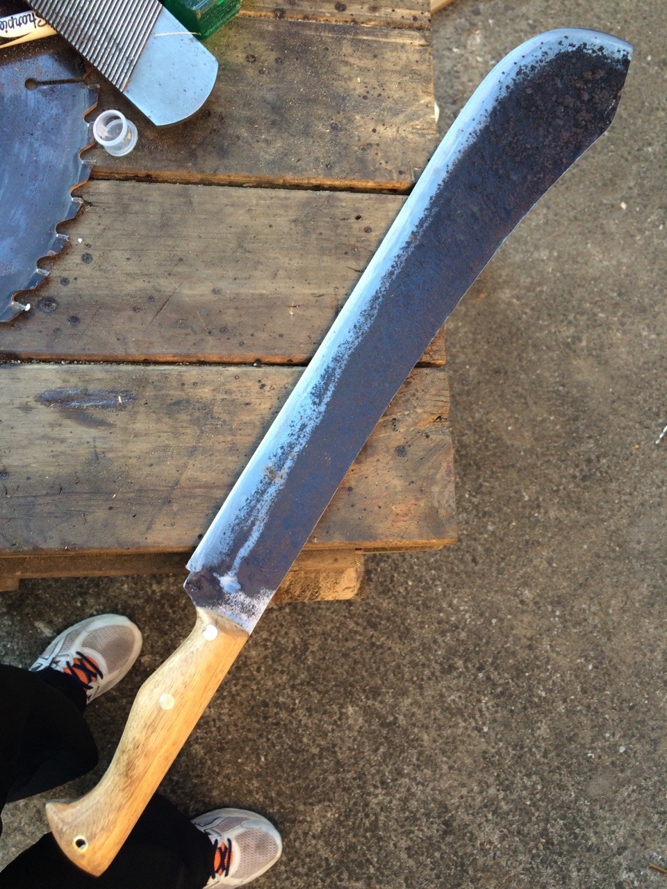 Machete restoration