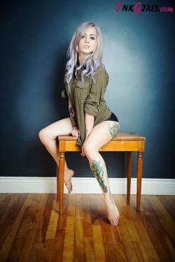 inkgirls:  The lovely Ka Corbeauwww.inkgirls.com