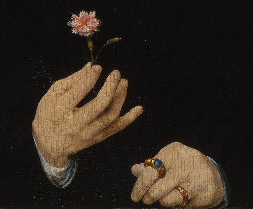 achasma:Self-Portrait (detail) by Joos van Cleve, c. 1519.