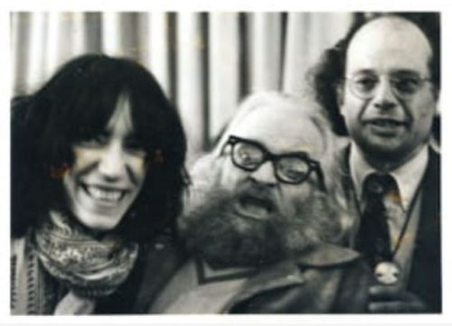 pattismithandrobertmapplethorpe:  Patti Smith with Harry Smith and Allen Ginsberg