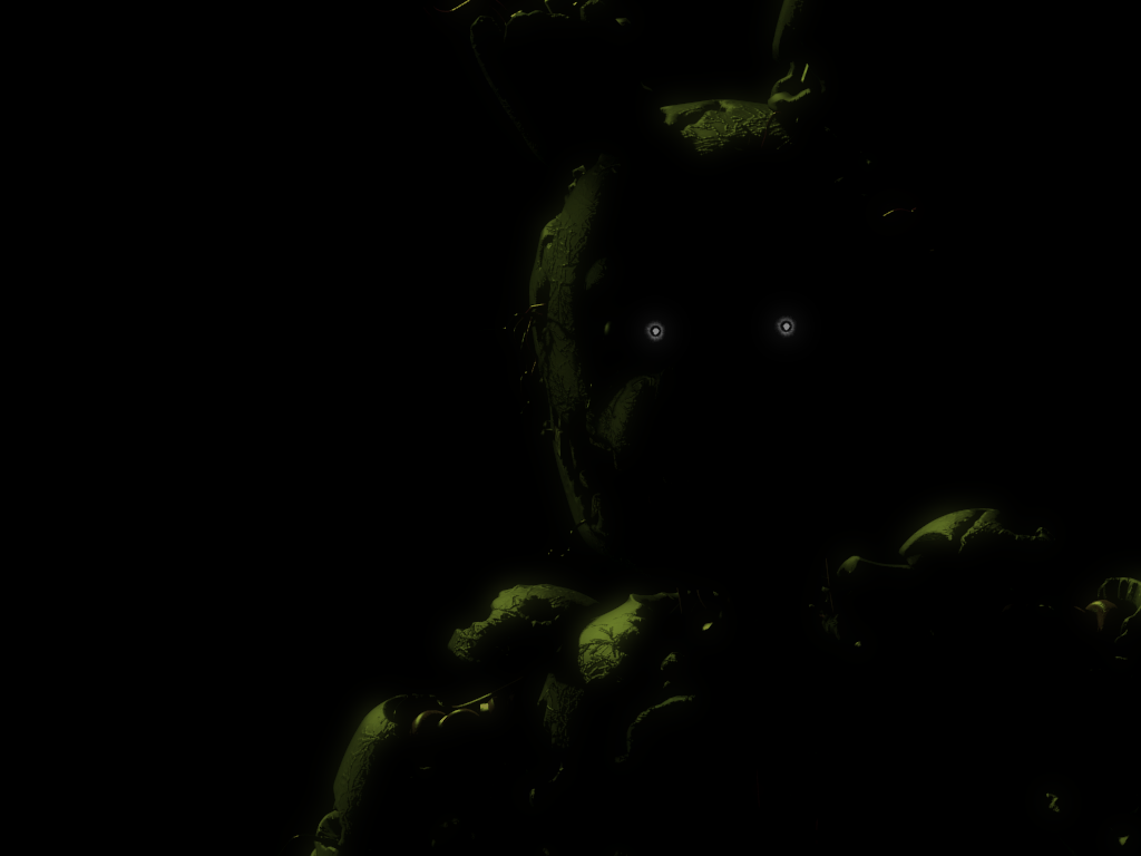 New Scary Springtrap! Corrupted SpringTrap In FNaF 3 (Mod) 