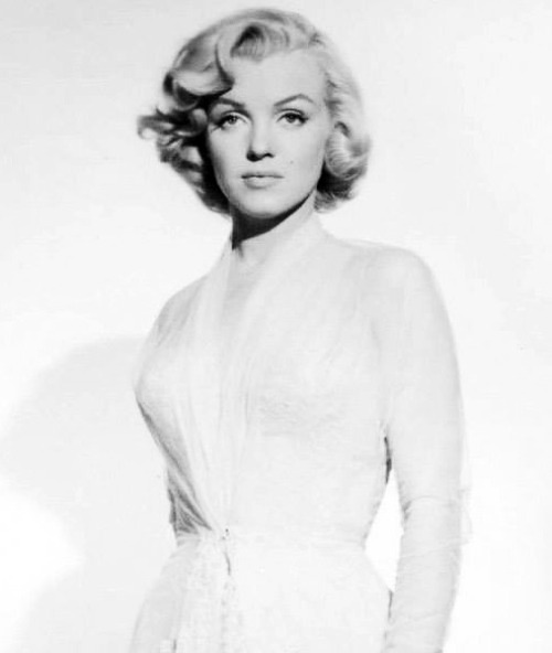 eternalmarilynmonroe: Marilyn Monroe in a wardrobe test for How to Marry a Millionaire, 1953.