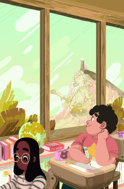 cartoonsaint:  Steven Universe: Too Cool for School cover by Rosemary Valero-O’Connell 