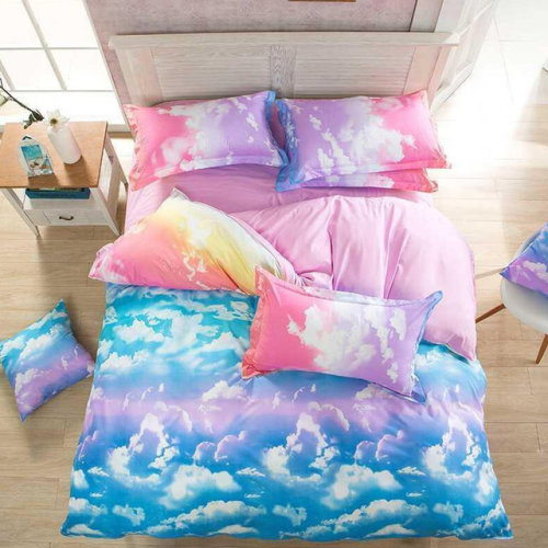 suda-fan:Comfortable and Colorful Bedding Sets for you to make your bedroom look so nice!1)  Purple 