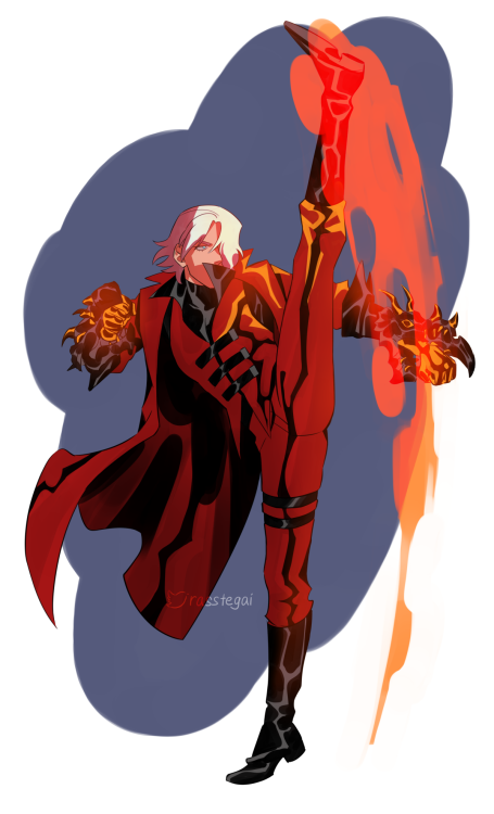 dante devil may cry i have feelings for you (art from 2019)