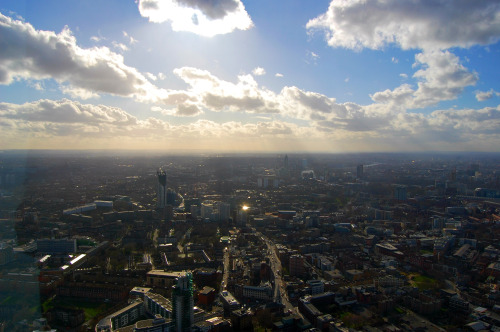 Another view over London from the top of the Shard.