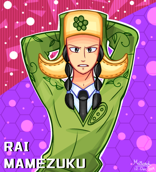 wafflebunnypie:Finally some part 8 fanart, Rai is one of my favourite characters in JojolionHe’s rea
