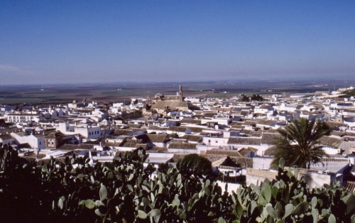 Vista general de Osuna, Sevilla, 1984.