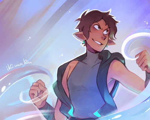 more dragon Keith and waterbender elemental Lance! B)[dragon au]