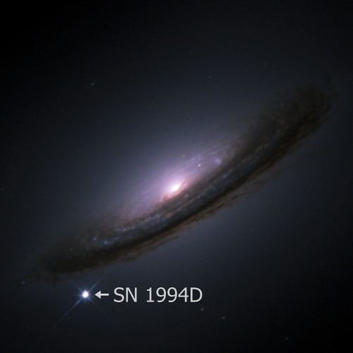 Hubble Space Telescope image of supernova 1994D in galaxy NGC 4526.Credit: NASA/ESA &amp; Hubble