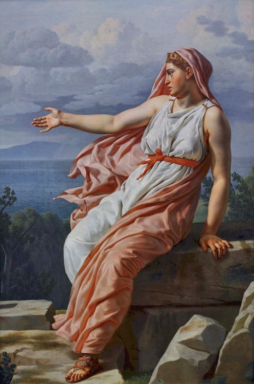 hildegardavon: Christoffer Wilhelm Eckersberg, 1783-1853  Alcyone’s farewell to her husba