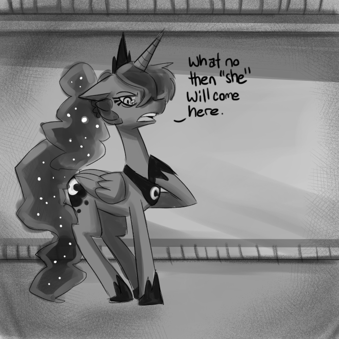 trixieismagic:  Crossover with Luna After Dark, Looks like Trixie is getting close…