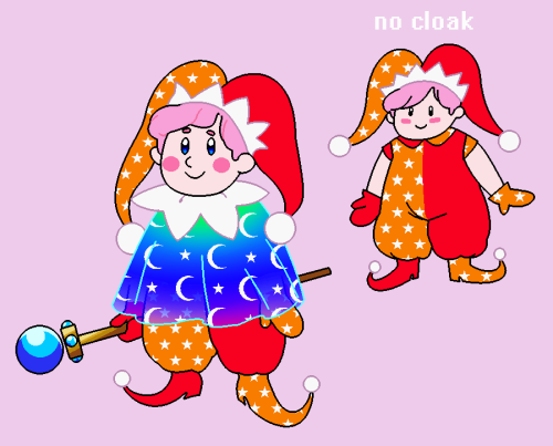 I Made A Design For A Human Kirby Using The Beam Ability! Playing Around With Patterns Was Fun.