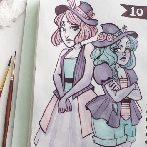 Hello Cuties! #Inktober day 10/31 and I think i’m on a roll again! YAY!! For this drawing I wanted t