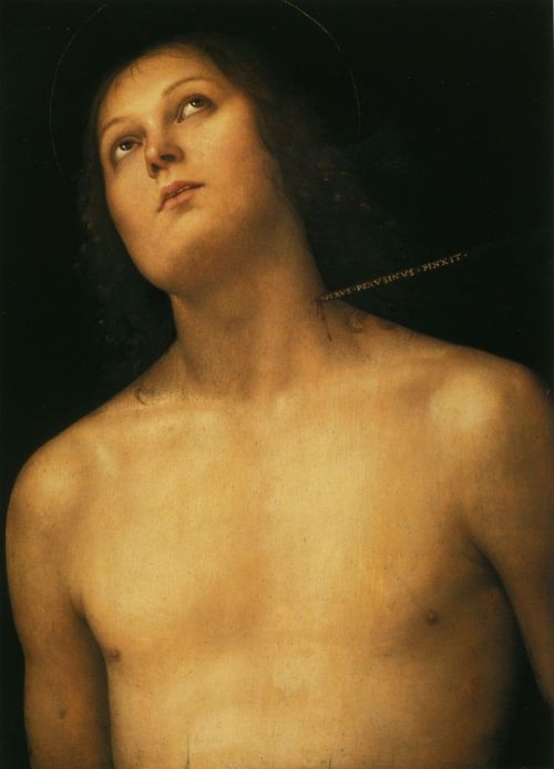 XXX brabitte:  Pietro Perugino, San Sebastiano photo