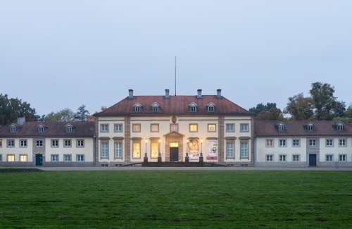 Herrenhausen Palace (Hanover, Germany).The palace [1] was destroyed during an air raid in 1943, and 