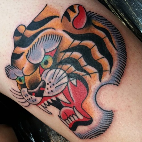 I love tattooing tigers! teresajane86@gmail.com for bookings
