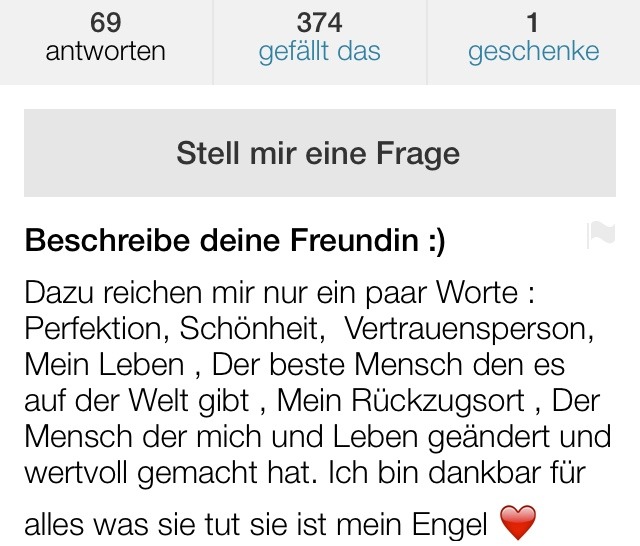 Hat mein Ex freund über seine neue geschrieben..