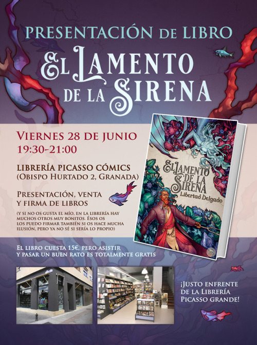 (ESP) ¡La presentación en Granada es hoy! Si estáis por aquí cerca, pasao
