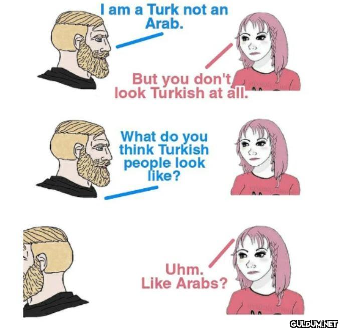I am a Turk not an Arab....