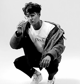 Jongin With Glasses ForLined Magazine
