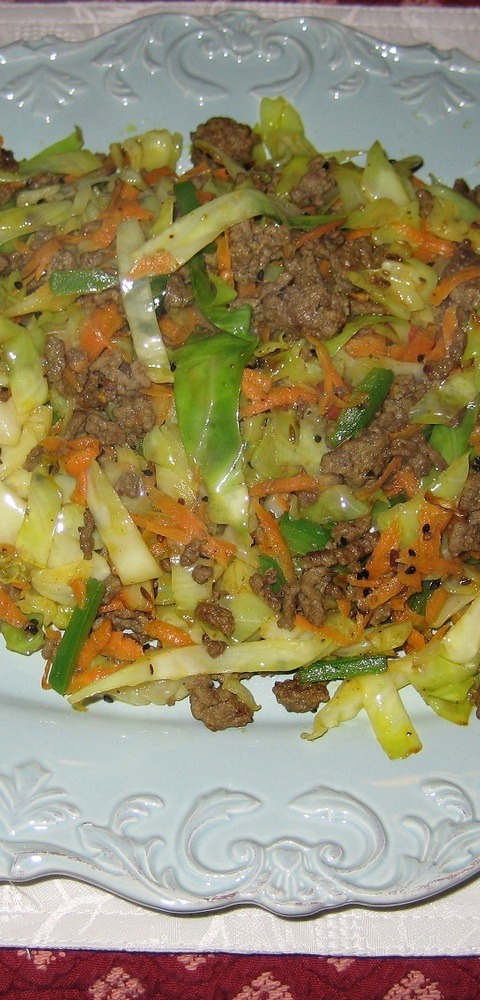 Indian Beef & Cabbage