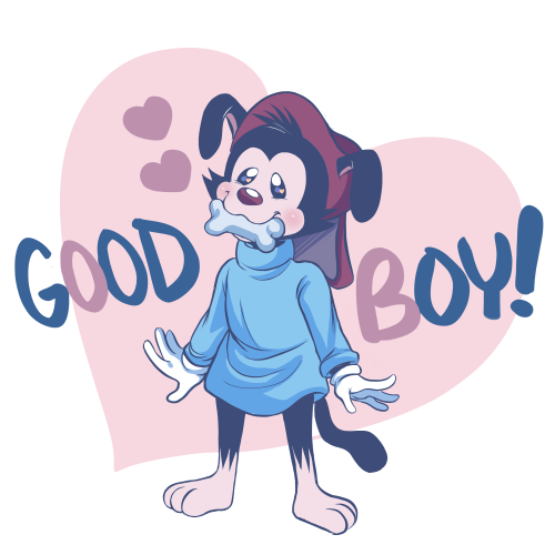 My heart for Wakko acting like a dog