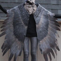 thefabulousweirdtrotters:    Raven shawls