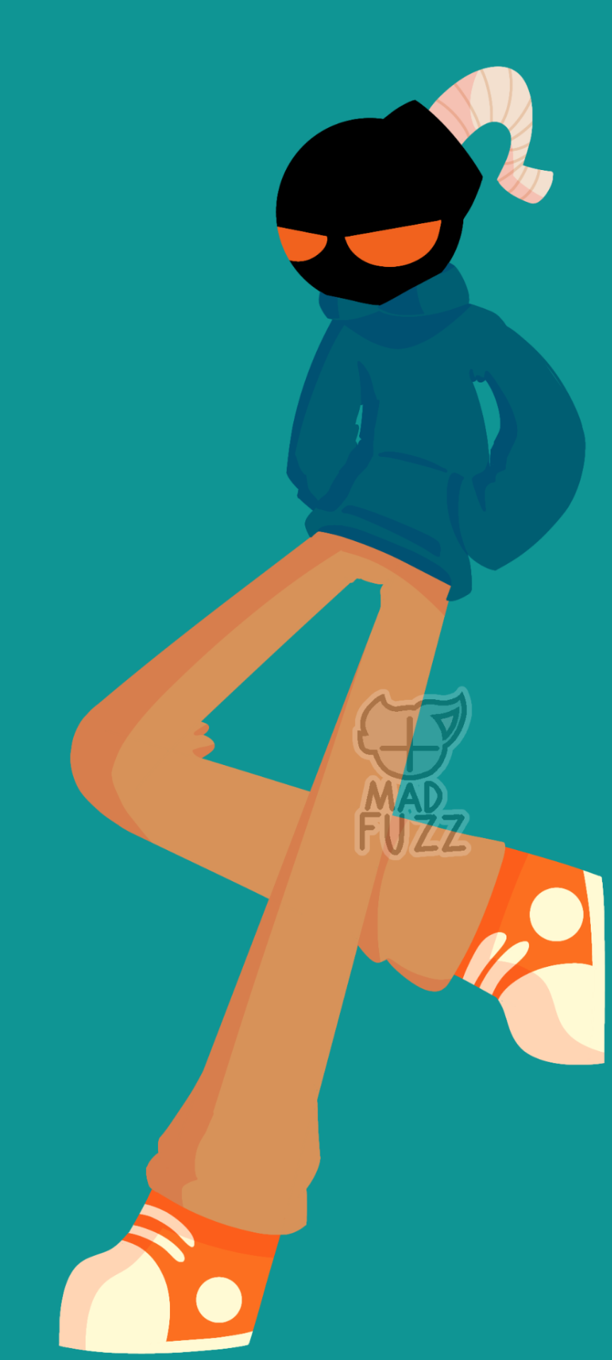 Thought I'd Put This Here, Random Commission I Did For A Friend And I Liked The Color Scheme Lol