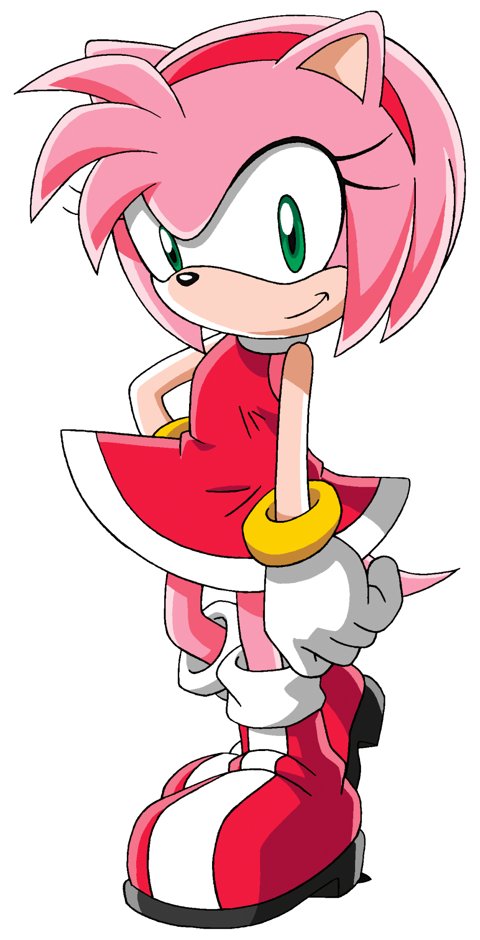 sonic the hedgehog and amy rose (sonic) drawn by steffybs