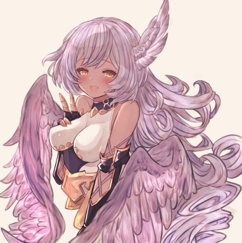 (萩ノさんのツイート: &ldquo;アイコン用にザクザク描いてたアズラエルちゃん… &rdquo;から)