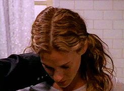  Three hours later, I peeled myself off the bathroom floor. -Carrie Bradshaw 