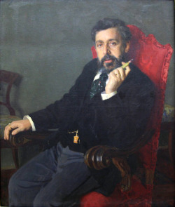 Portrait of the collector Alexander Petrovich Russov • Nikolai Dmitriyevich Kuznetsov, 1900
