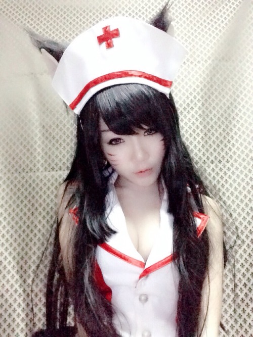 sweetsin7th:  Ahri Nurse Cosplay By Rafrenze (me)