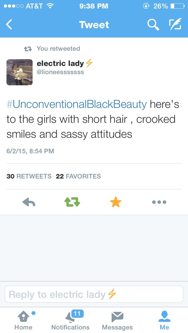 sharkbaitwhohahaa:  Unconventional Black Beauty is for black girls to embrace their