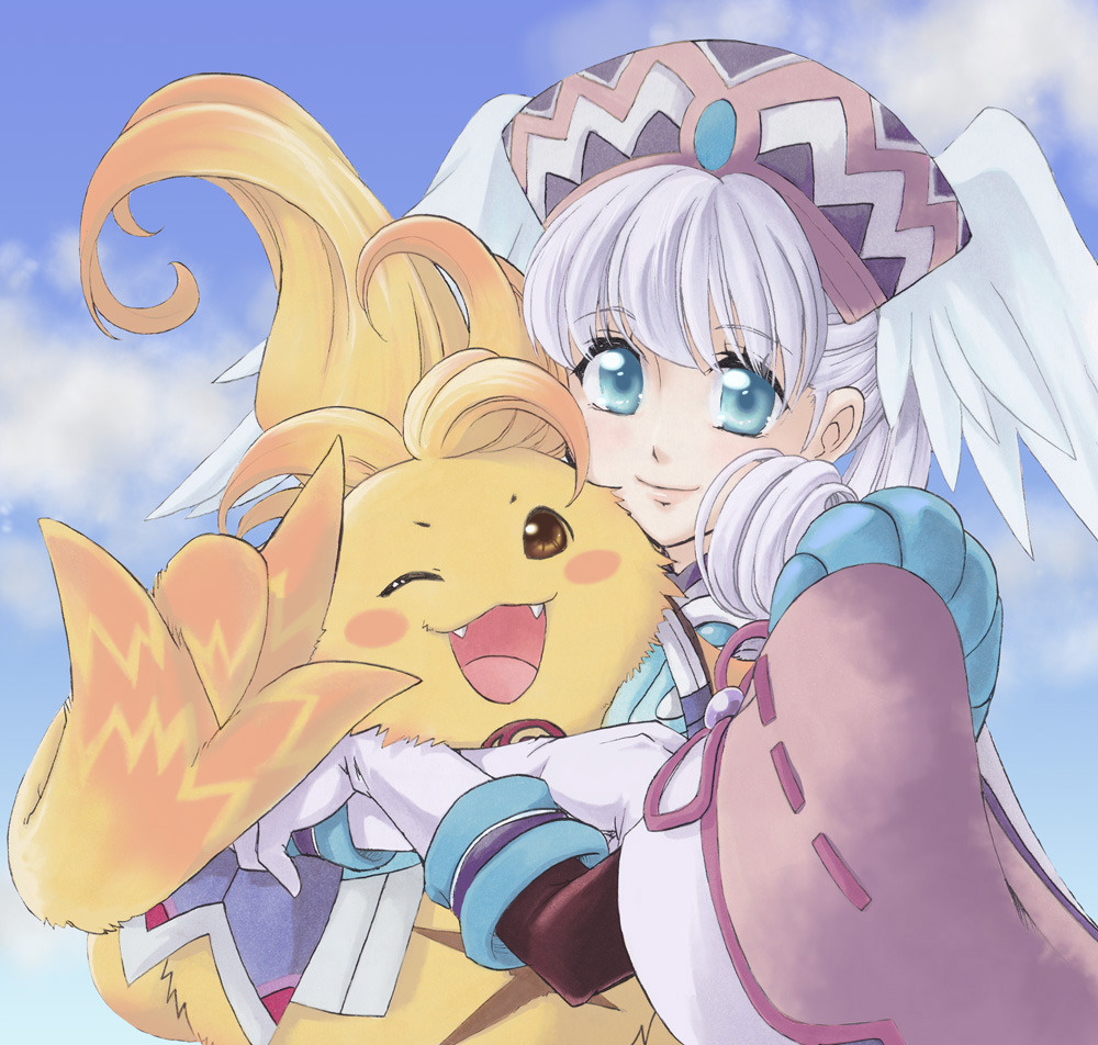 amaranthine-azure:  モフモフだも！（上げ直し） by uzumaki 