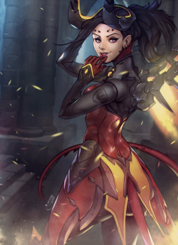 simzart: Finally finished my Devil Mercy! I hope you like it! You will find the psd, high quality jpg, video process and step by step on Patreon! https://www.patreon.com/simz I streamed the process on Twitch! https://www.twitch.tv/simzart 