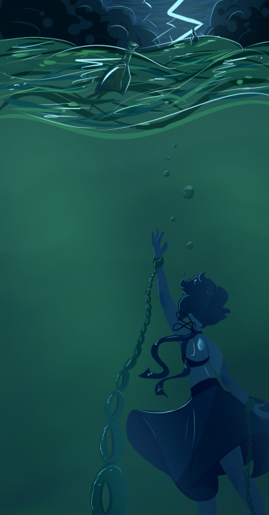 wolfyscribbles:  message in a bottle 