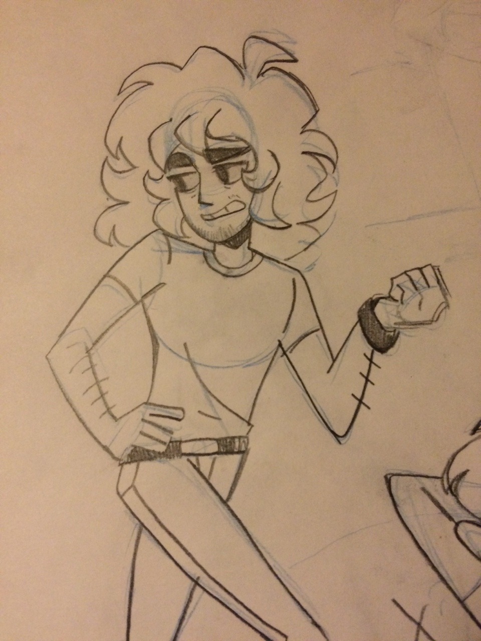 camalilium:  I made him for an assignment but I’m gonna keep him. His names Leo,