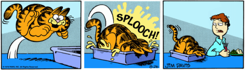 taxz:for a daily-garfield strip, i removed a speech bubble and gave jon the ctrl alt del face and re