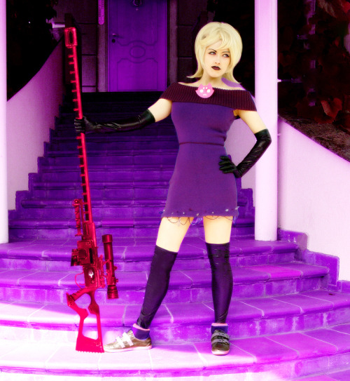 aranea-serket:  alinajames:  Roxy Lalonde - The Knitted DressCosplay by me, photographs by my sister, edited by me as well, obviously photoshop was involved.I love this outfit of Roxy! I think it’s my favourite. I tried to make the background look like