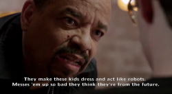 liartownusa:  Ice-T Law & Order SVU Part