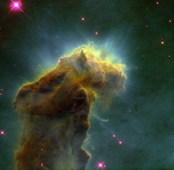 humanoidhistory:A section of the Eagle Nebula,