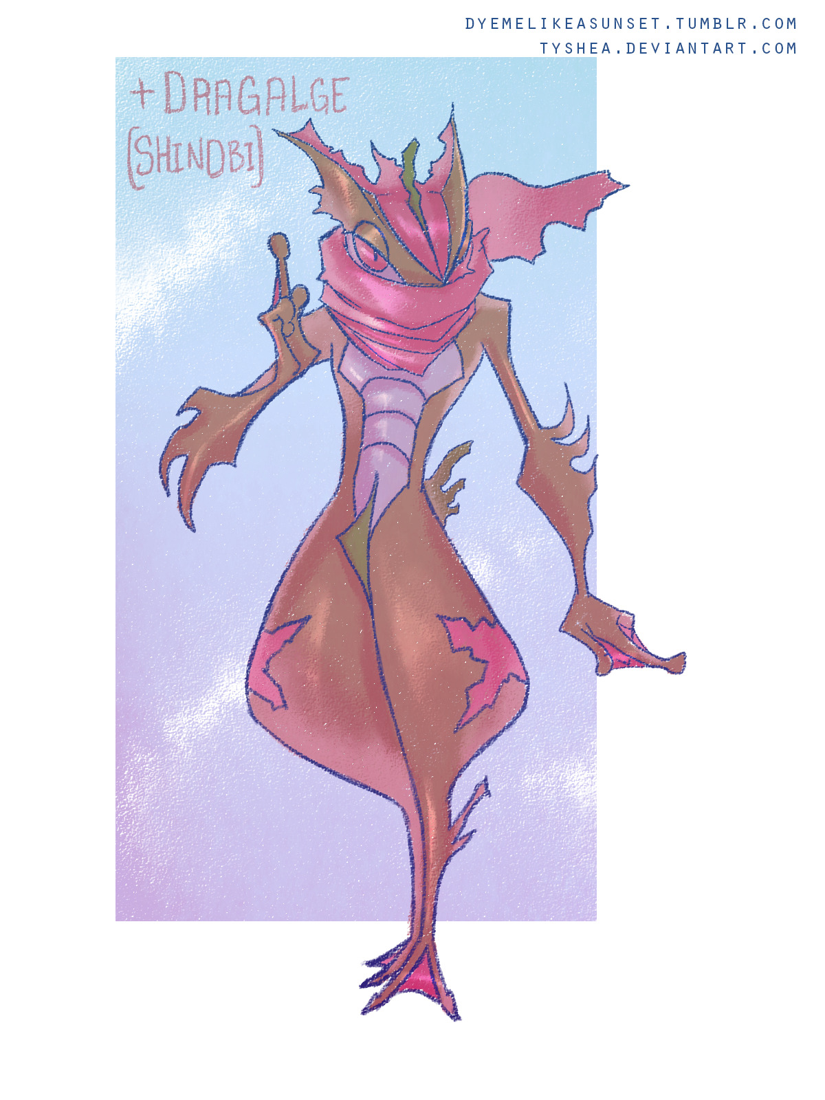 dyemelikeasunset:  I went a little nuts with the crayon brush… (ι´ へ ｀)But
