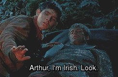 gwainechester:Trending on Twitter: Merlin is IrishInspired by this [x]