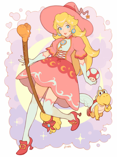 Porn Pics jivke: sweet witch peach design