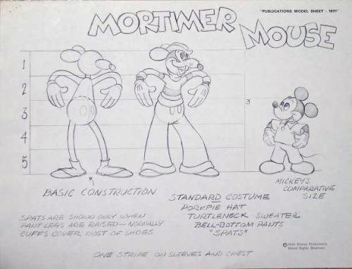 More model sheets from the 1971 Disney Publications stack. Villains this time–Peg Leg Pete, the Beag